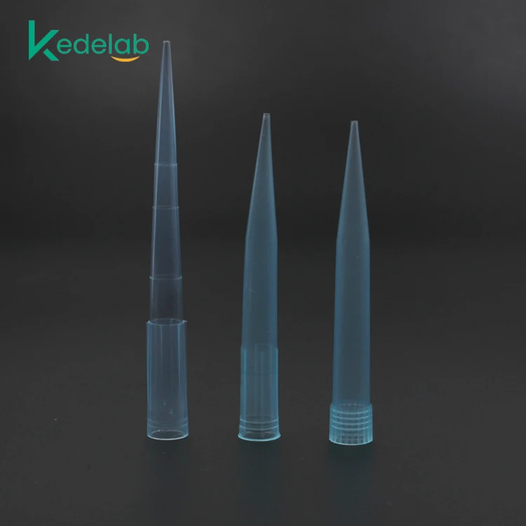Plastic 200ul 1000ul 1ml Micro Graduated Gilson Micropipette Pipettes Tips Blue White Yellow Pipette Tips For Laboratory