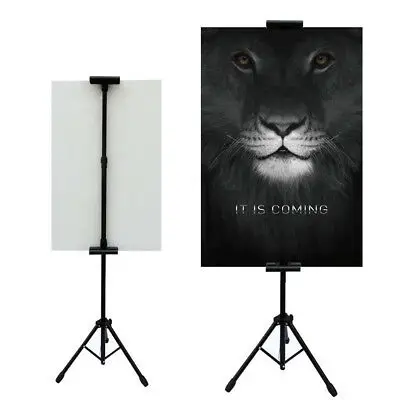 Heavy Duty Tripod Banner Stand Black Stainless Steel Tripod Banner Stand for Advertising