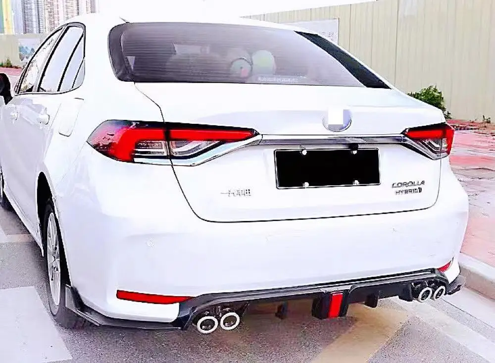 Rear lip For Corolla 2019 2020 2021 Car  Rear Bumper Diffuser