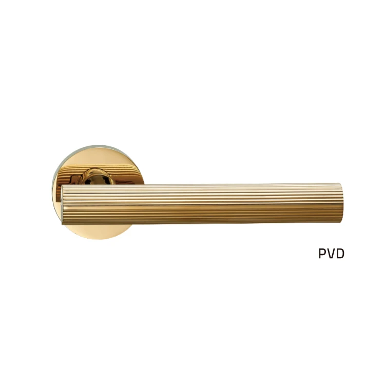 AKADA striated column lever handle high quality zinc alloy inner door handle