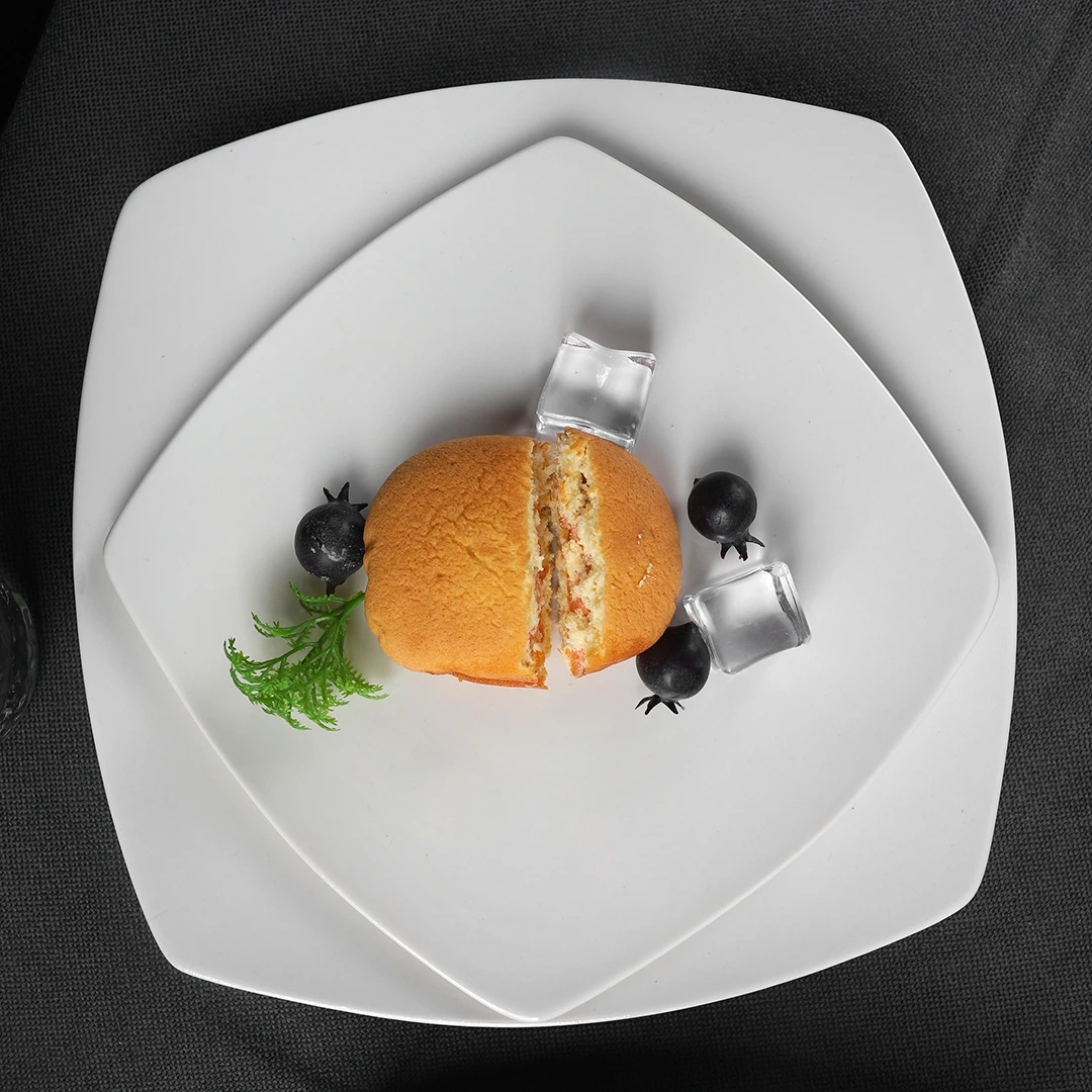 chinese cheap good quantity rice ceramic white cuisine dinner plate for restaurant