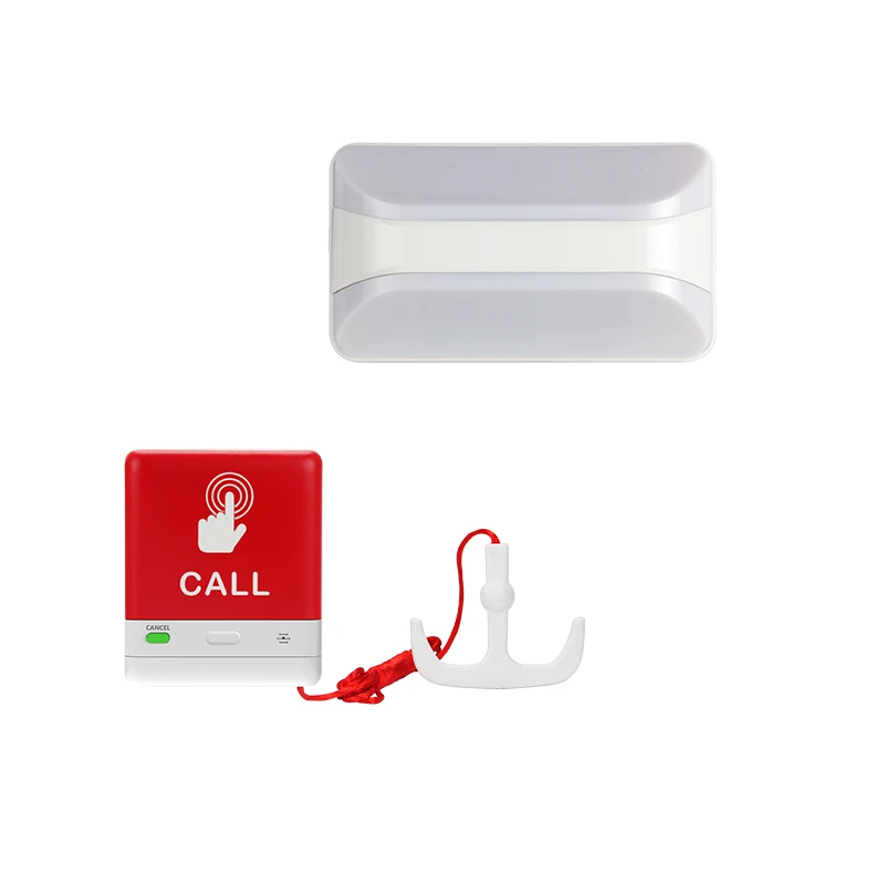 Wireless Waterproof Long Range Hospital Push Button Nurse Call System Caregiver Pager