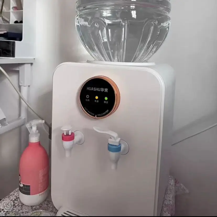 D Home dormitory appliances hot and cold desktop small automatic water dispenser tea and coffee quick heat is hot refrigeration