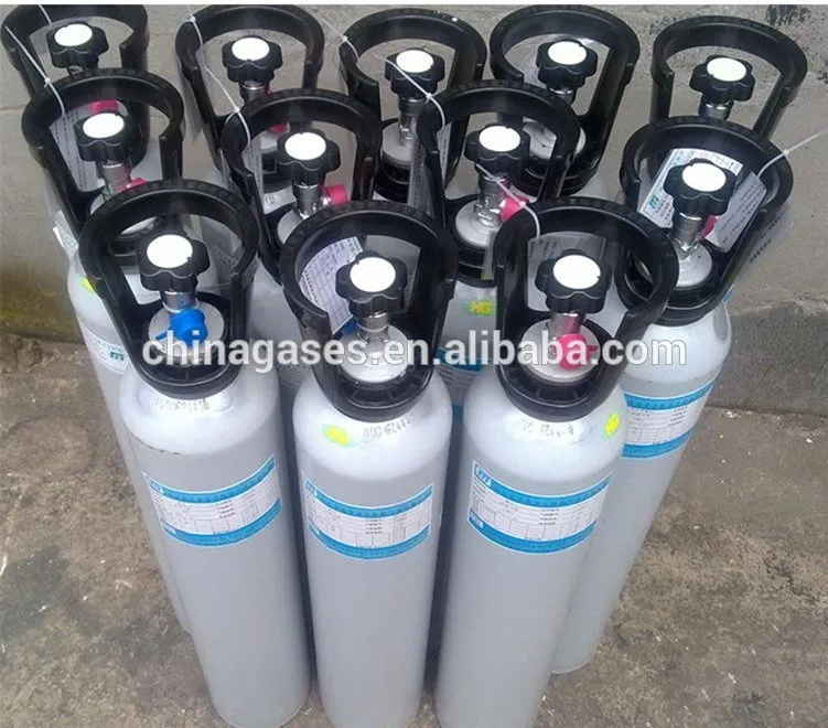 ppm carbon monoxide calibration gas with aluminium cylinder