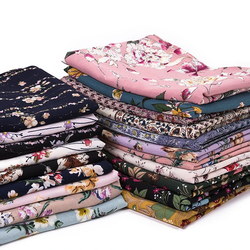 Wholesale Thick Malaysia Muslim Scarf Women Hijab Islamic Headscarf Shawl Turkish Flower Printed Chiffon Floral Hijab