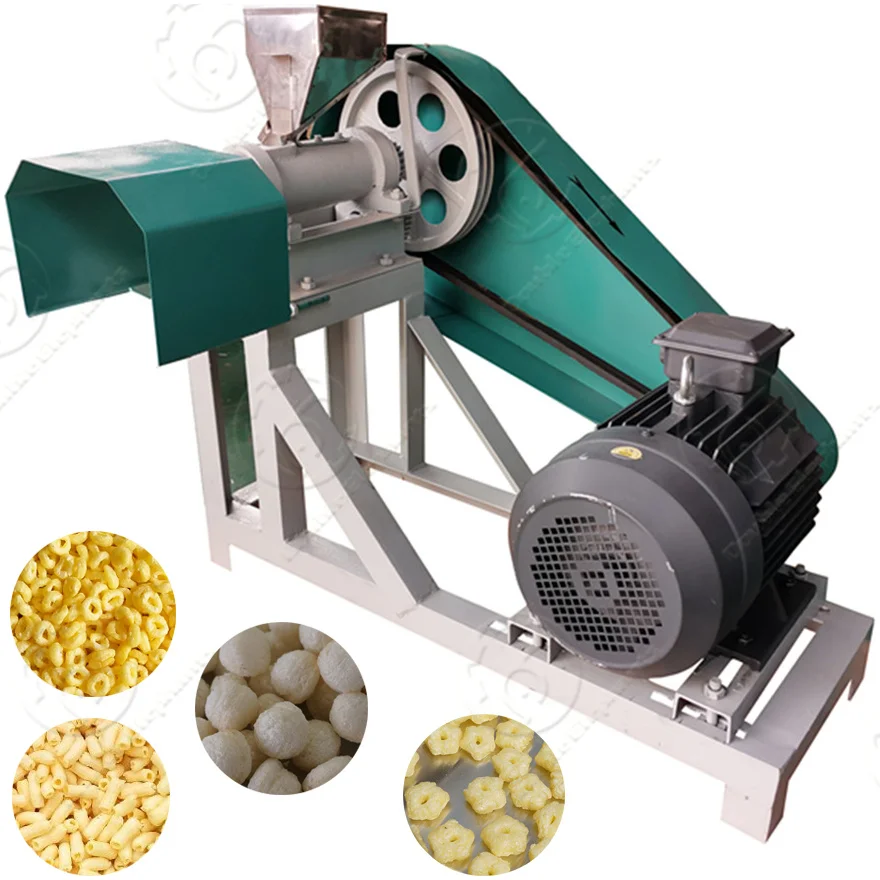 factory price multifunctional corn puff snack food extruder home making machine