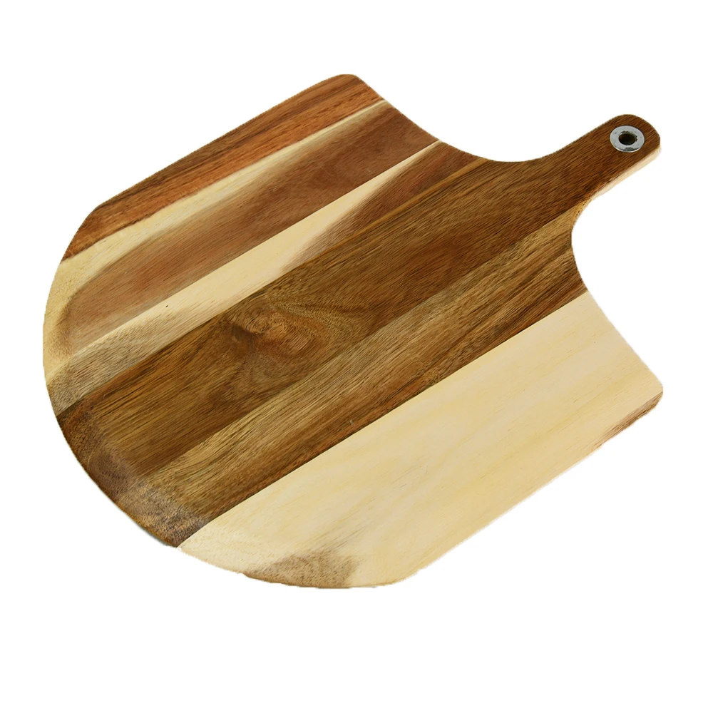Wooden Pizza Peel - Large Acacia Wood Paddle Board for Serving Pizza
