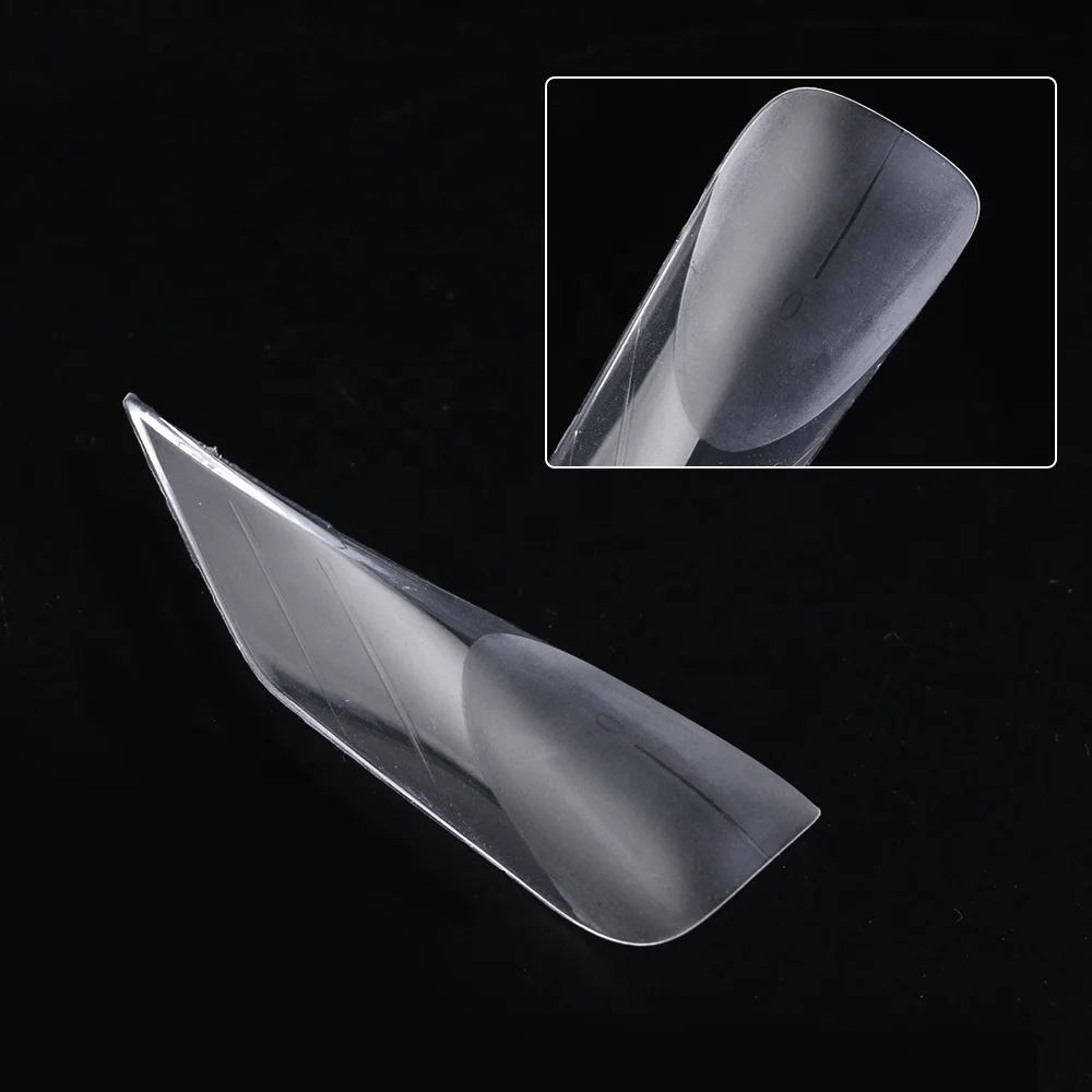 Gelsky 120Pcs Dual Form Nail System Extension Russian Nail Forms Edge Dual Form