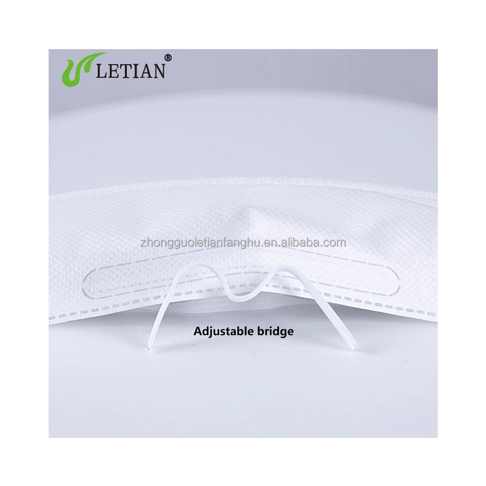 Letian CE En149 5ply  Earloop Custom mask FFP2 Filtering Particulate Respirator Half Colored Mask KN95 Mask
