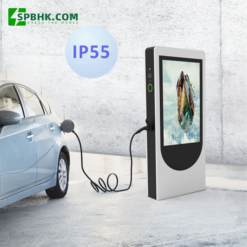 Wholesale Electric Car Level 2 Fast Rfid Ev Car Charger Station, LCD Screen Type  Ac Portable Ev Charge
