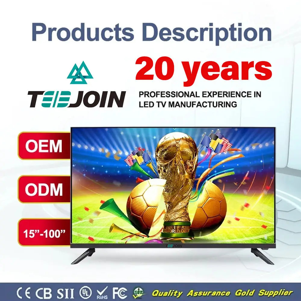 Smart Led Tv Hot 32 50 55 Inch Smart Tv Led Television China4K Led Android For Samsung Led Tv Panel Led Module Factory Wholesale