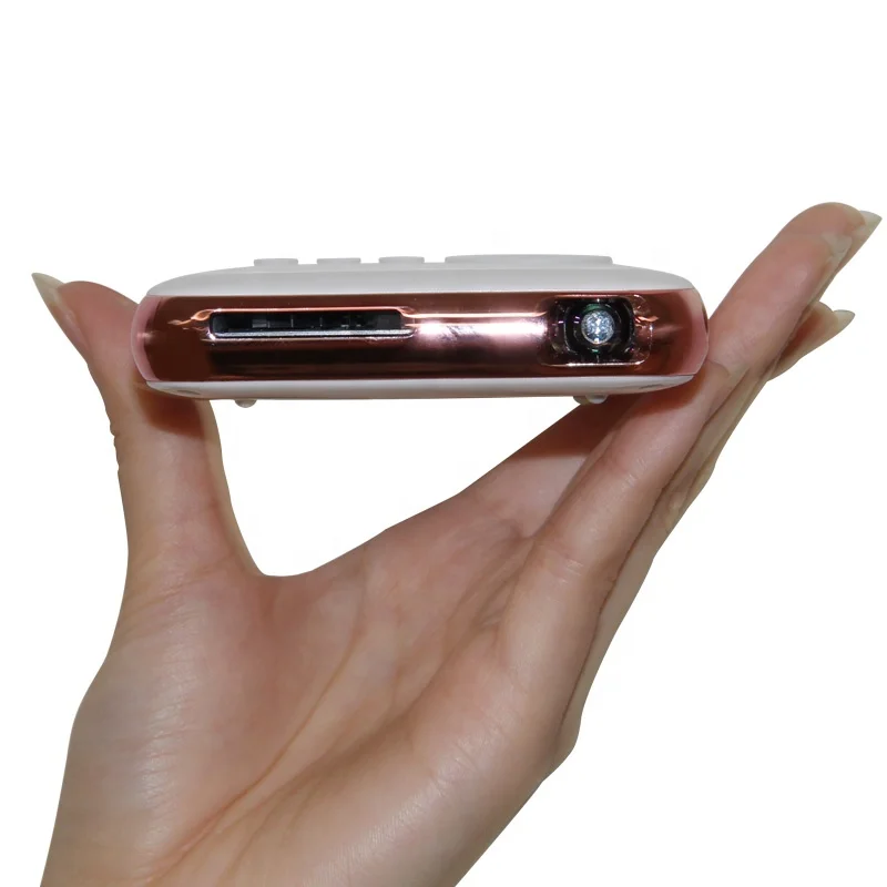 DLP Android Mini Smart Projector Business LED Light Lamp Technology Speakers Outdoor pocket projector
