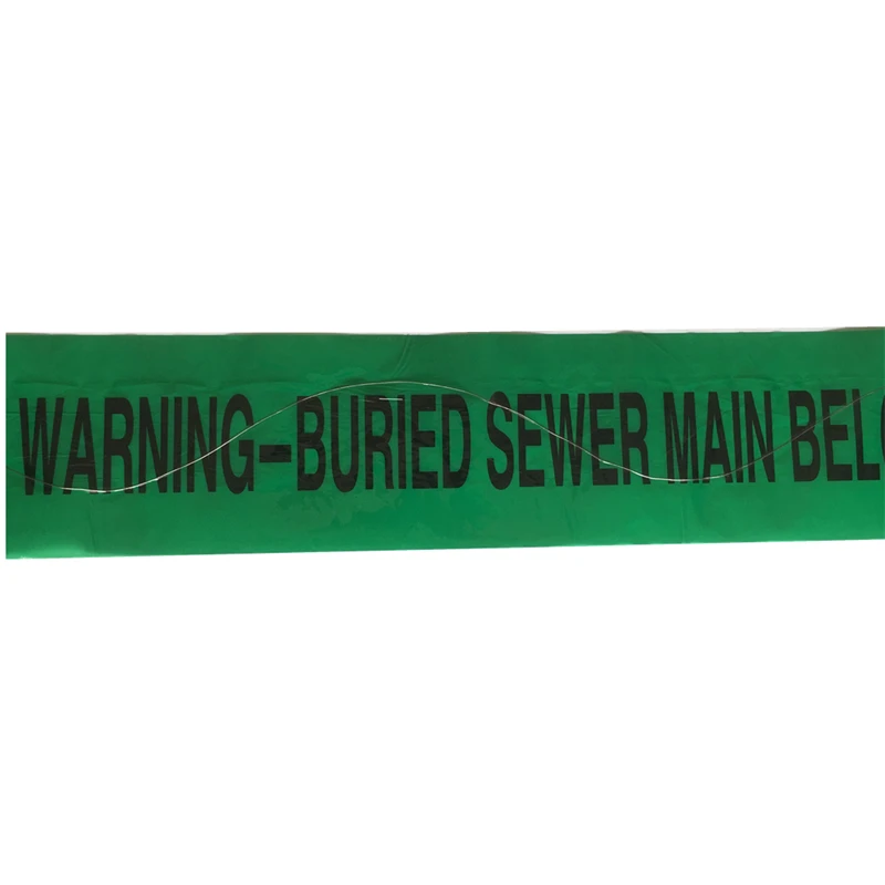 Factory Supply detectable warning tapefor marking pipes and cables underground marking tape tracer Magnetic caution tape