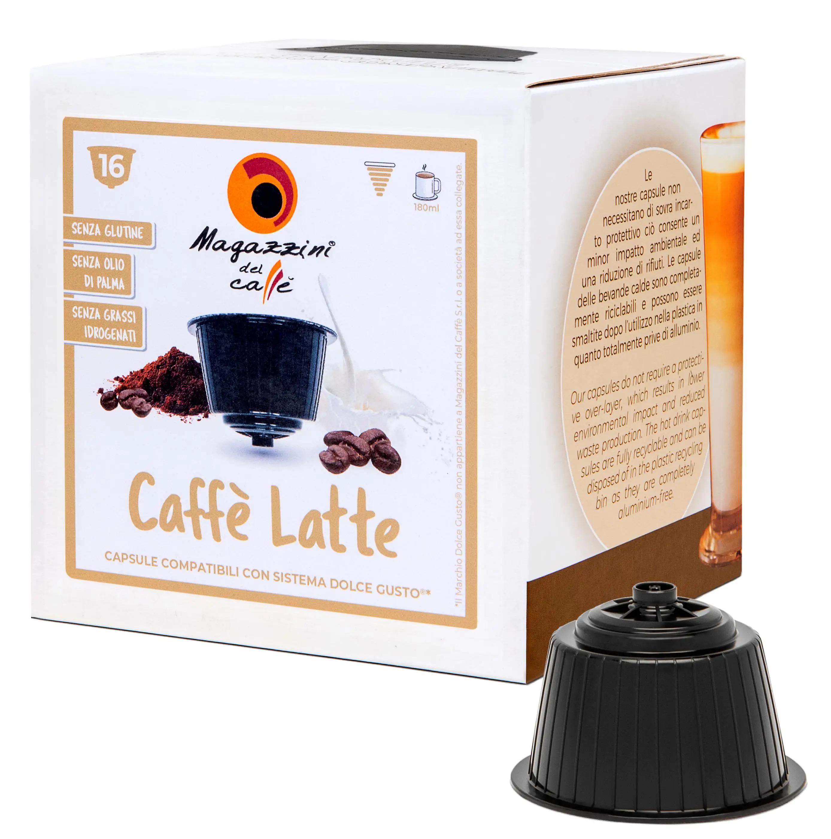 
Итальянские кофеварки Dolce Gusto *, кофейные капсулы, 16 шт. в коробке 