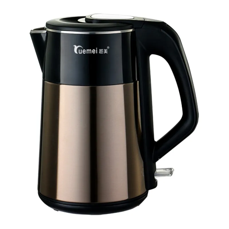 
YM ss kettle saudi arabia stainless kettle black gold turkish samovar water heater tea kettle electric with temperature options 