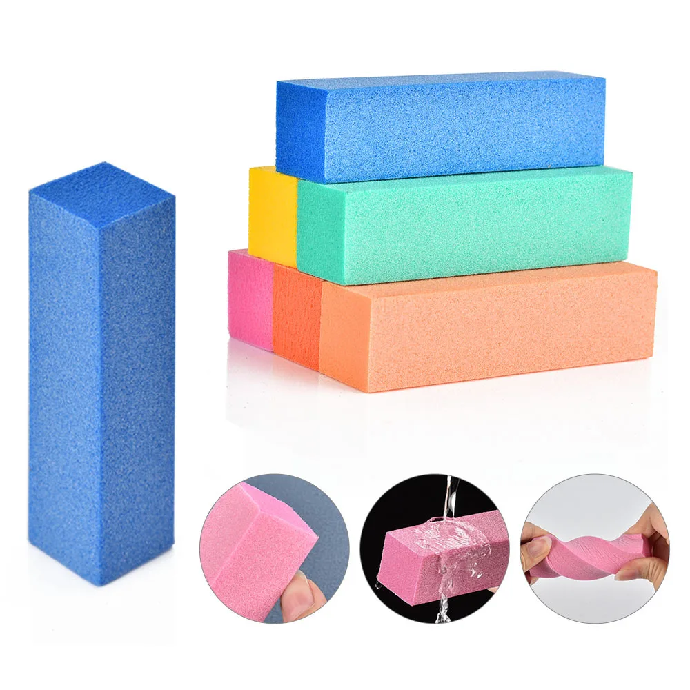 Nail Buffer Block Brush Sanding Polish DIY Nail Beauty Tool Set