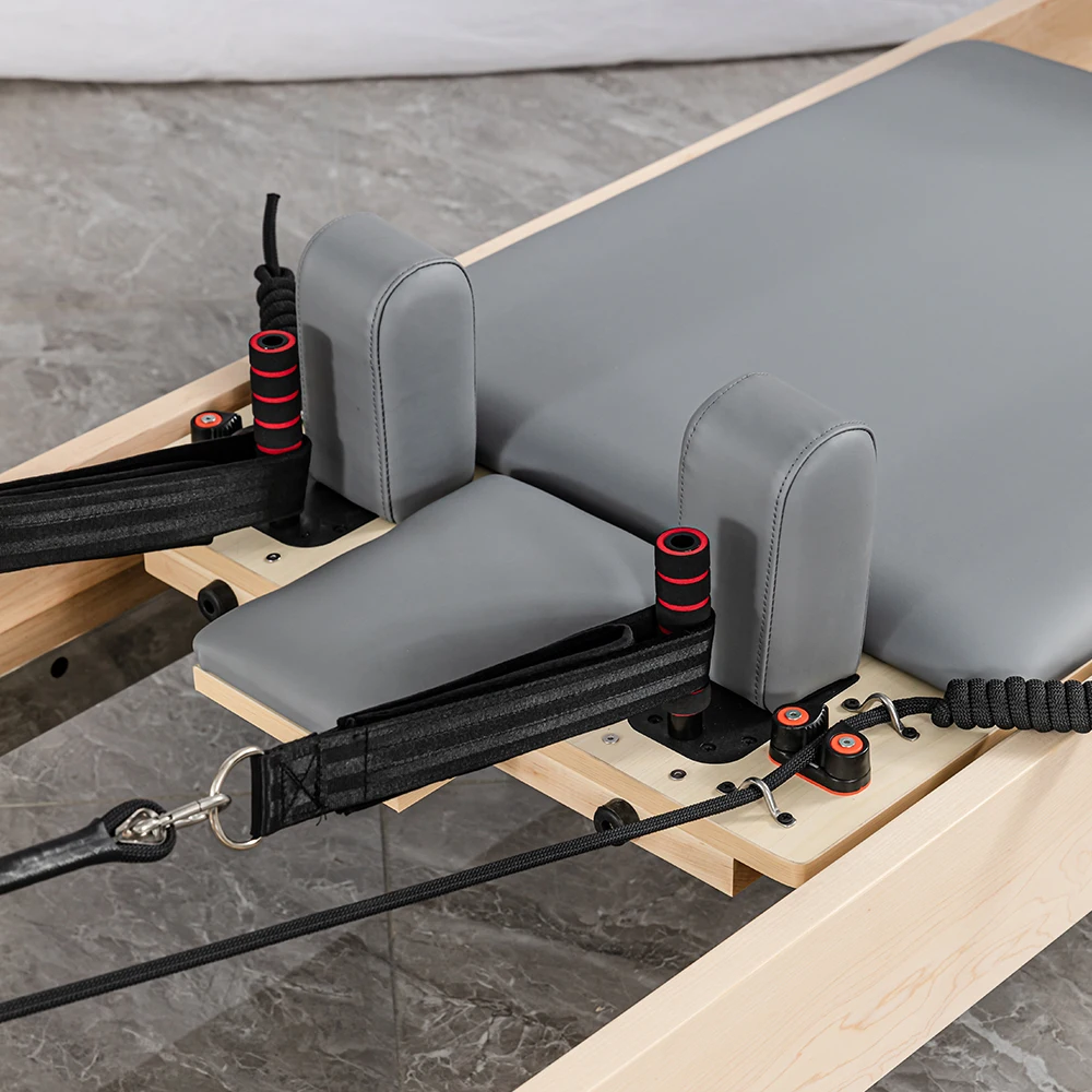 Hot Sale Gym Home Studio Equipment Custom Pilates Core Bed Pilates Reformer Half Tower Wood Pilates Reformer With Tower Trapeze