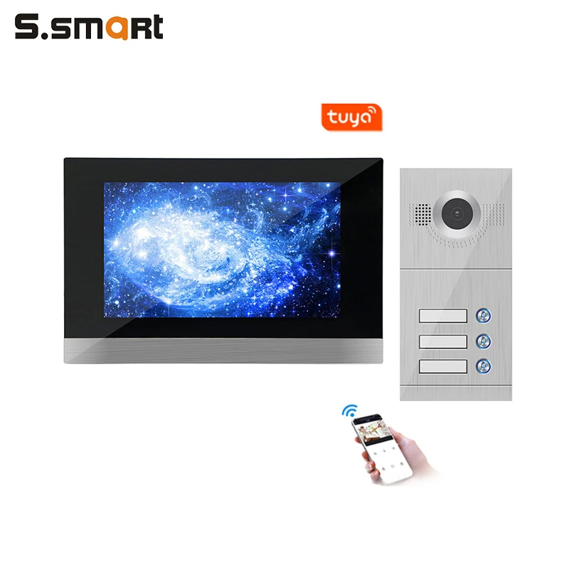 
Wholesale Price 7 Inch TFT LCD Touch Screen Surface Wireless Video Doorbell 