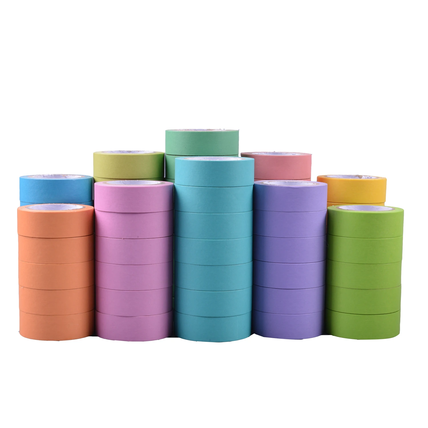 Factor Supply Rainbow Writable Cute Colorful Decorative Craft Japanese Rice Paper Washi Tape For DIY