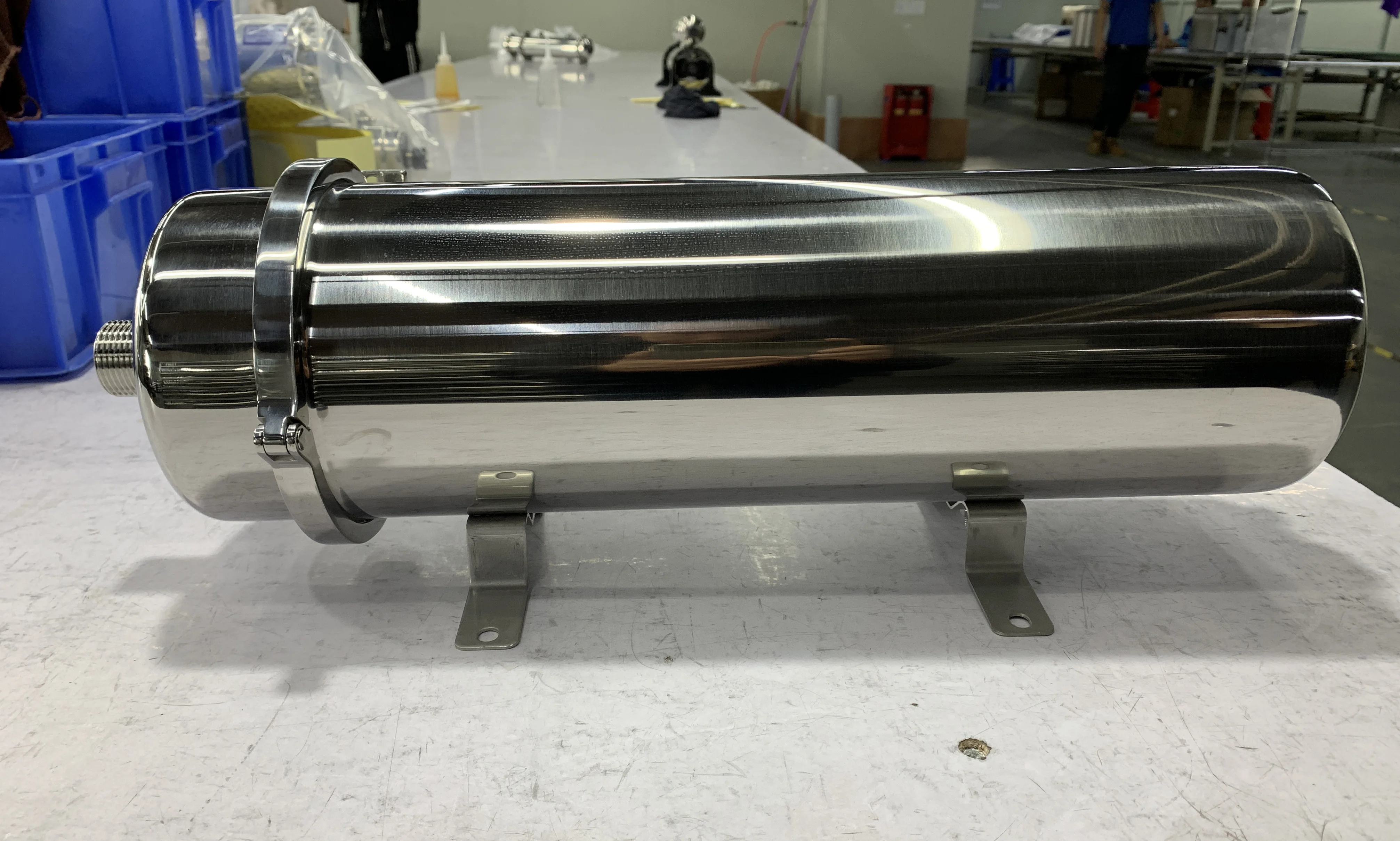 Фильтрационная мембрана для очистки воды из нержавеющей стали с высоким потоком 3500л/ч, Полностью моющийся мембранный фильтр для воды PVDF UF