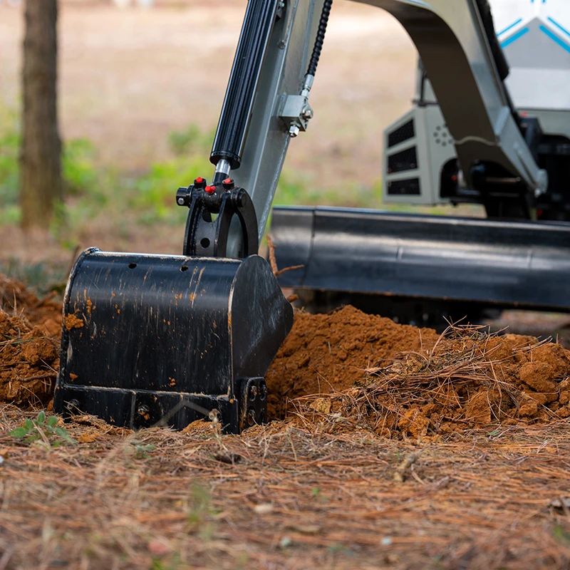 Boleo China Mini 1000kg 0.03 Bucket Hydraulic Excavator 360 Degree Rotation for Rock Breaking