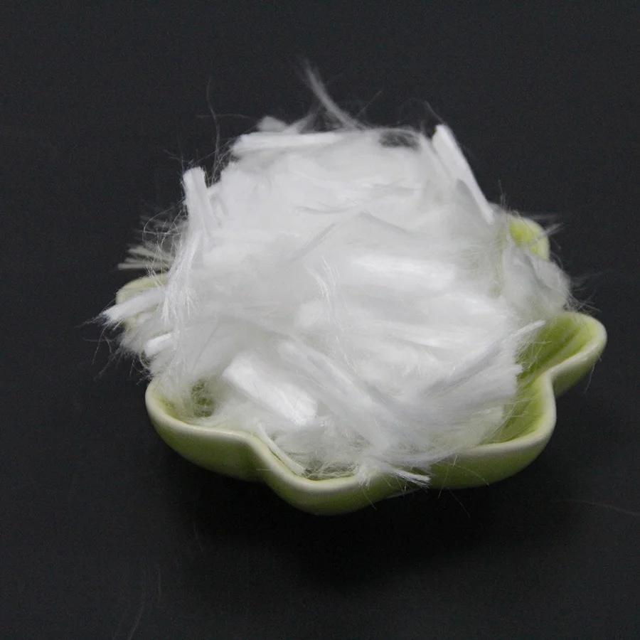 PP Fiber Monofilament Fine Aggregate Concrete Projects Preventing Mortar Split Crackle Expansion Any Mortar Projects Spinning