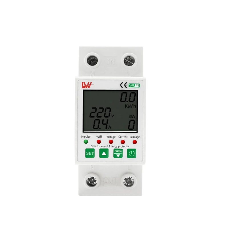 Remote  Control  Din Rail WIFI  Smart  Meter  1- 63A