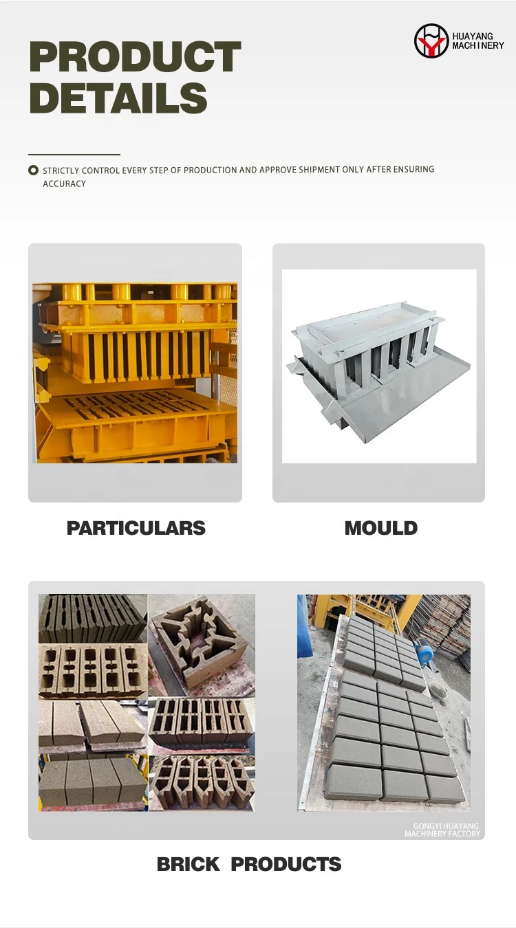 High Quality HY4-2B Cement Paver Block Hollow Brick Making Machine Concrete Brick Making Machinery for Sale Max Ordinary Key