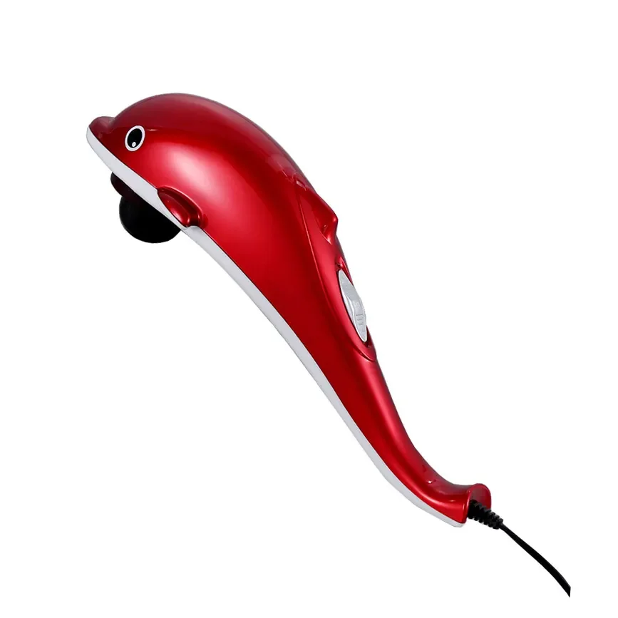Dolphin shape Multifunctional Electric Massager Stick Infared Handheld Body Speed Adjustable Massage Hammer OEM Customized