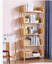 bookshelf wooden bookshelf library furniture multifunction storage rack