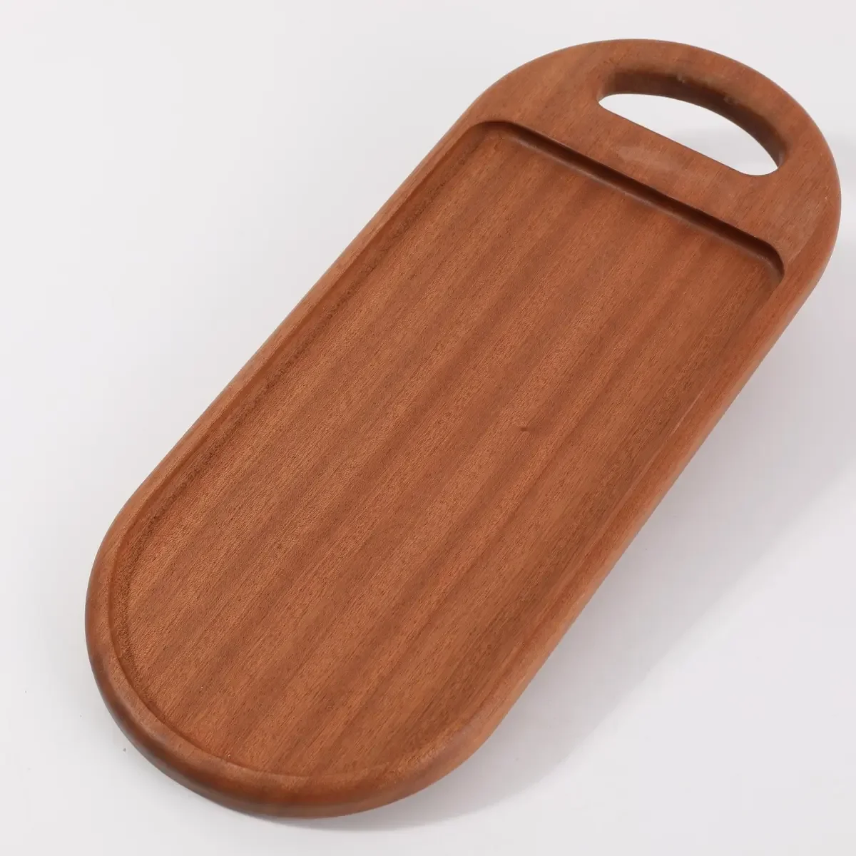 Wholesale Custom Design Logo Handmade Durable Restaurant Ebony Hardwood Cutting Board