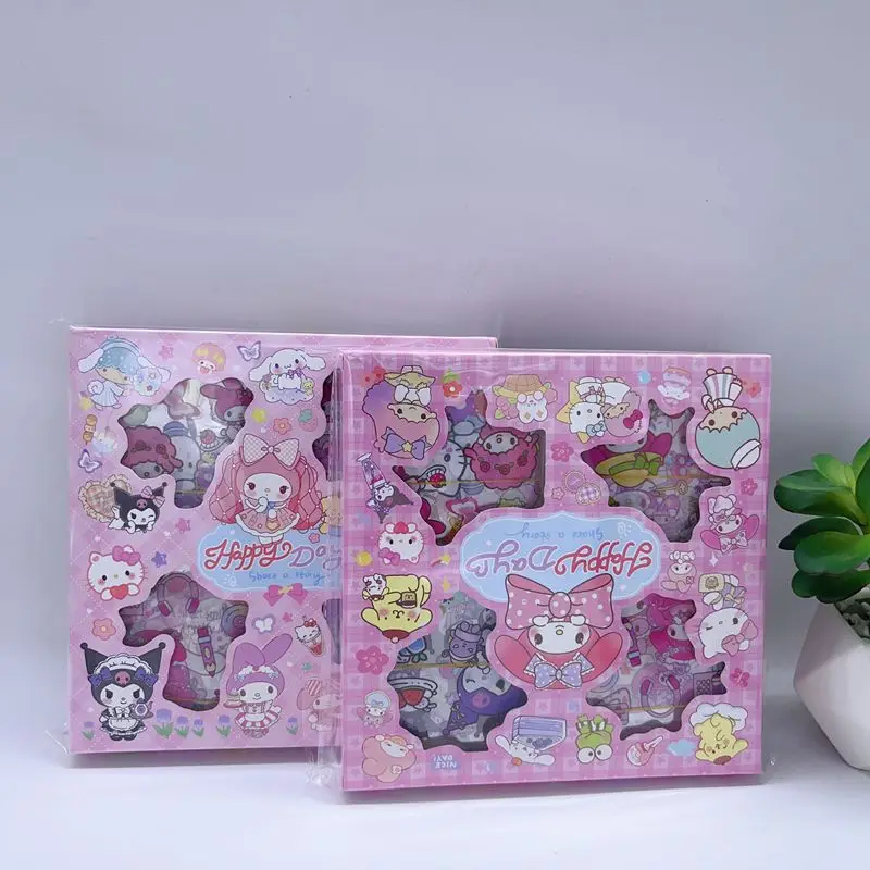 2023 Popular Decorative Sticker Cartoon Stickers for Kids DIY Kawaii Melody Cute Cartoon Creative Stickers Set