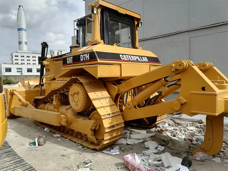Японский Б/у бульдозер D7H для продажи Cat D7H, D7R дешевый бульдозер D7H CAT б/у бульдозер D7