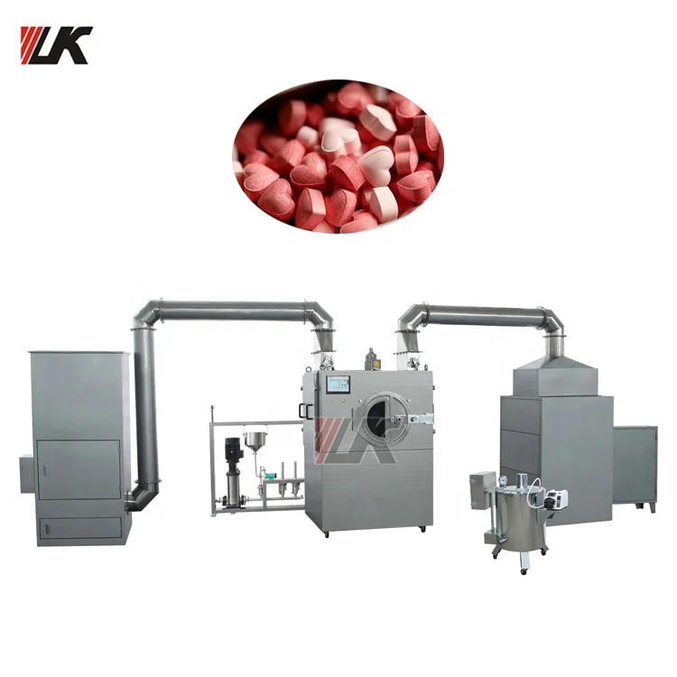 BG-150D GMP Compliant CE Certified Automatic Tablet Coating Machine for Pharmaceutical