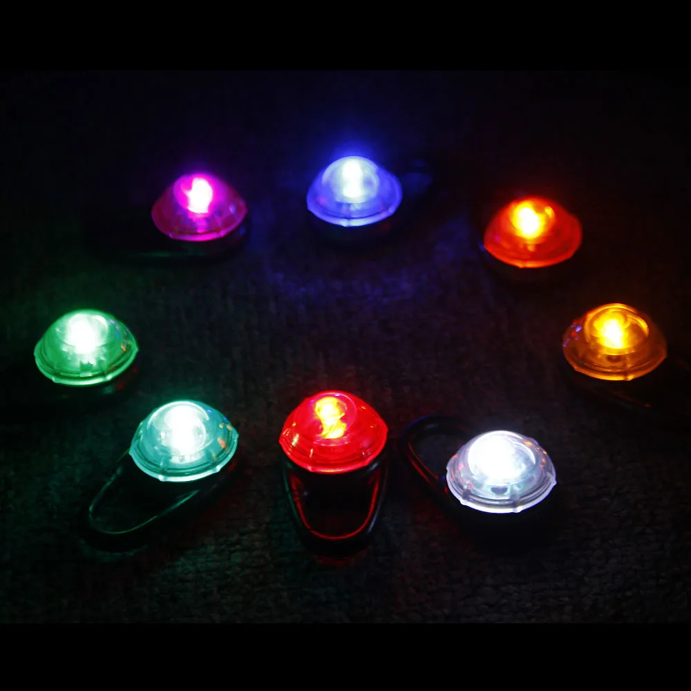 multi-functions LED round water resistant luminous bright flashing dog pendant slip night safety guiding light for pet collar