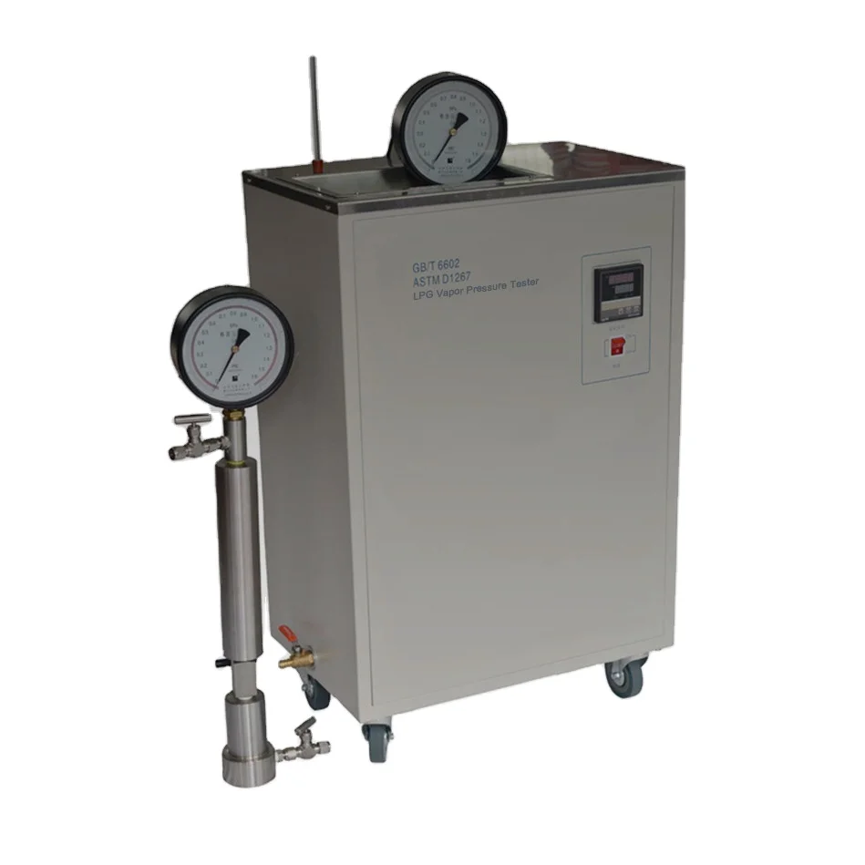 Vapor Pressure Tester, LPG method for Liquefied petroleum gas,  ASTM D1267