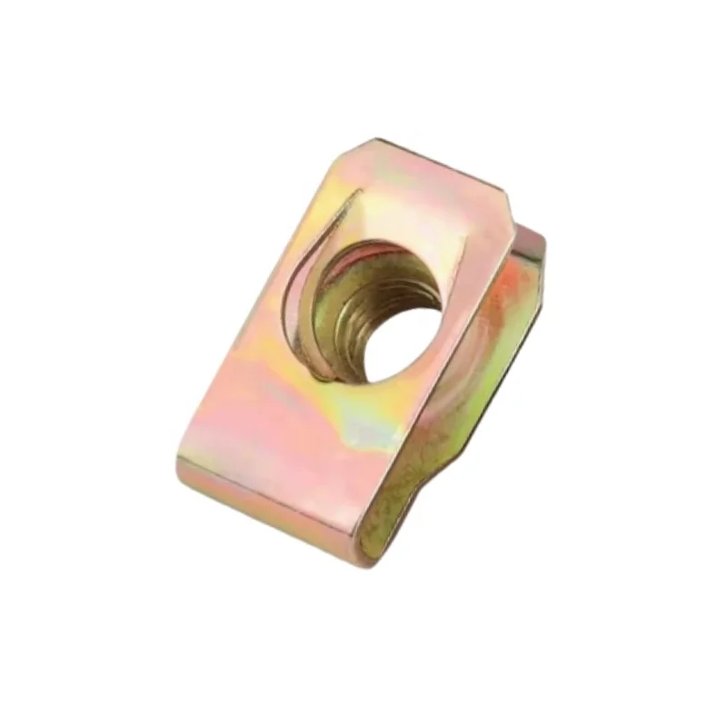 High Quality Din 34818 Aluminum Leaf Plate Spring Speed Clamping Nuts Lock Nut U Spring Cage Clip Nut