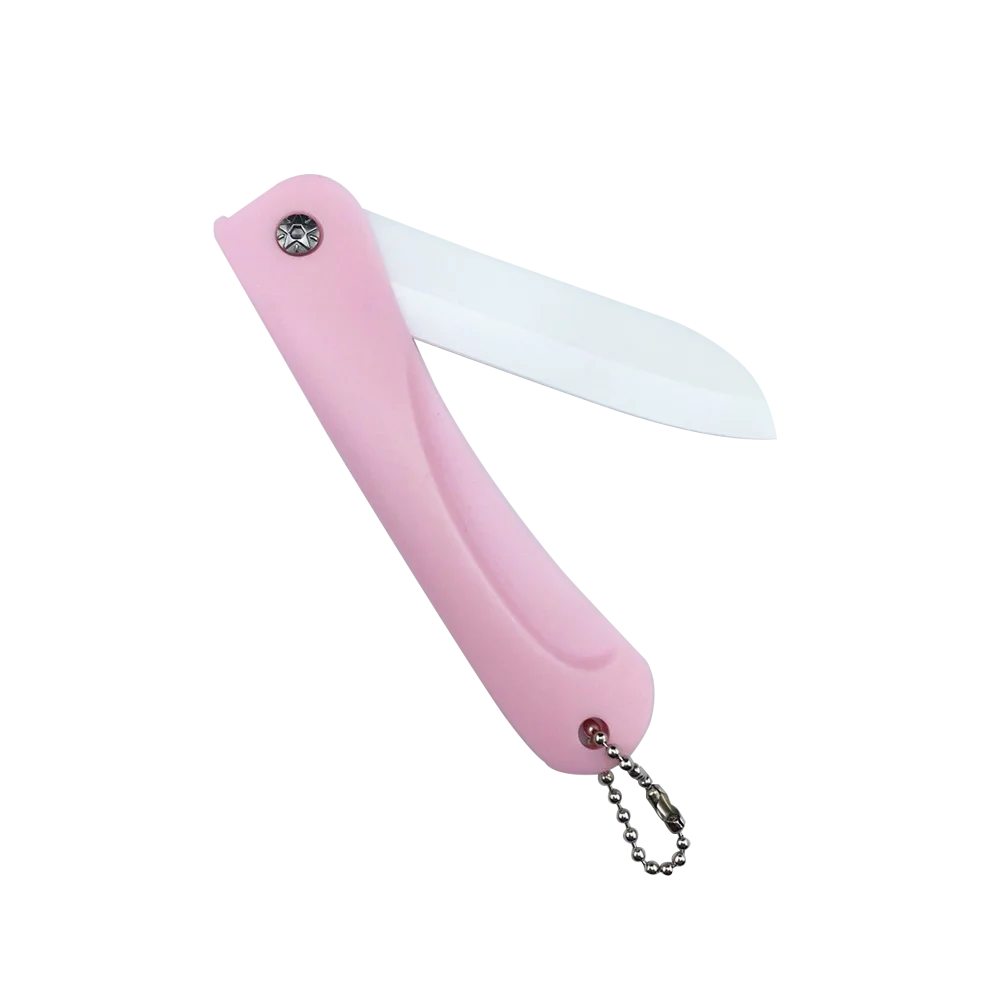 
Gift Pocket Ceramic Colorful Handle Portable Foldable Ceramic Knife 