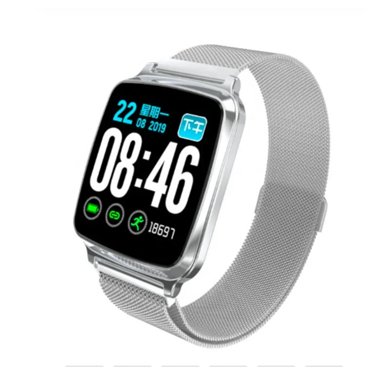 Branded digital smart watch app without sim card metal strap blood pressure control water proof high quality sport smart watch