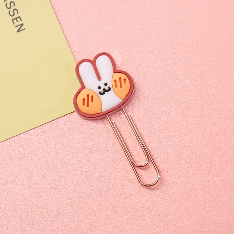 Cartoon Creative Metal Bookmark Paper Clip Decoration Small Pin Small Gift For Students