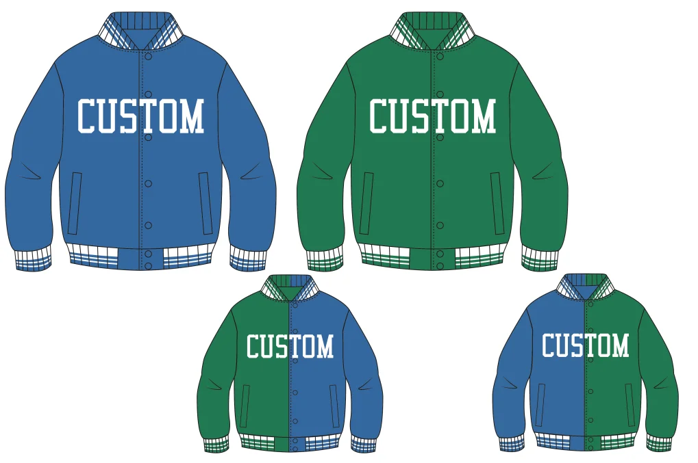 Custom Windbreaker Cropped Bomber Cotton Shirts 2023 Baseball Stylish Short Clothing Letterman Varsity Jacket for Men Woven