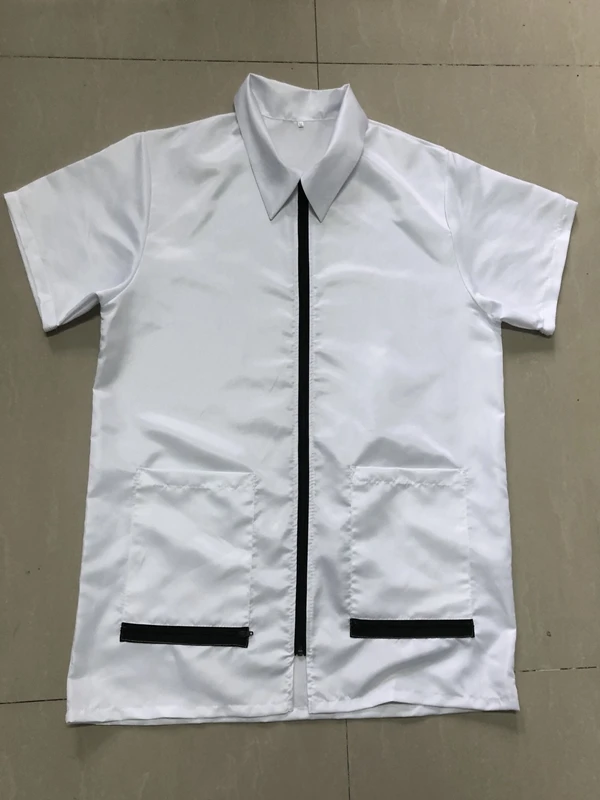 customized fashion barber jacket barber smock