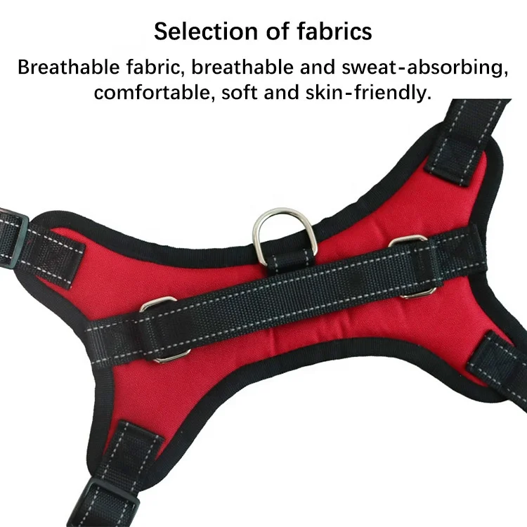 Dog Harness Vest Pet Supplies Dog Chest Belt Harness Adjustable Soft Breathable Heavy Duty  Leads Dog Chest Harness