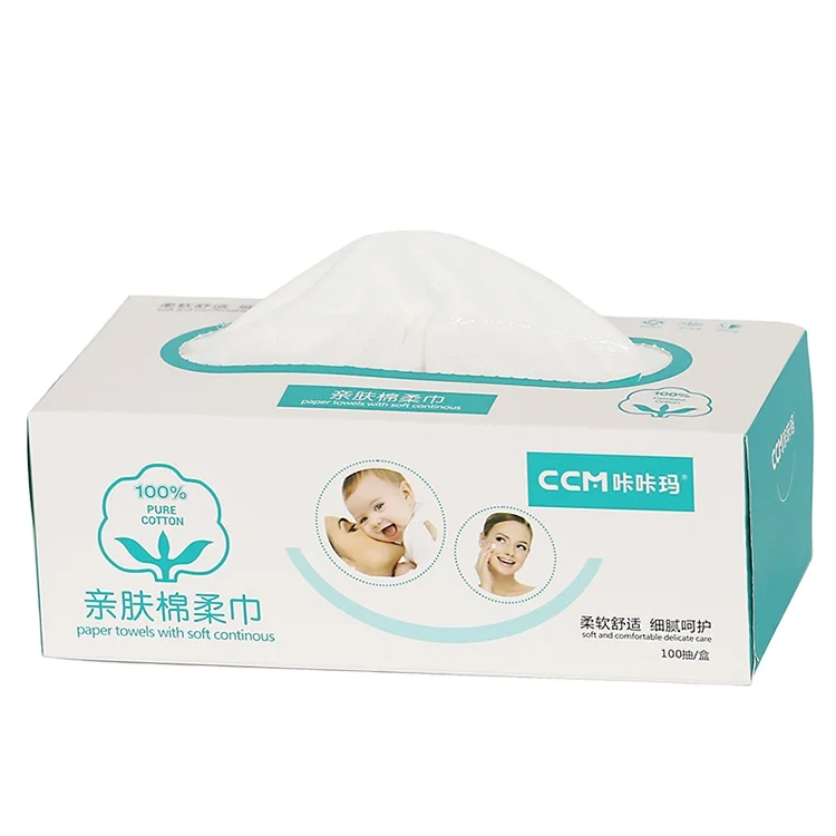 
Reusable Soft Cleaning Face Towel Makeup Remover Tissues Disposable Baby Cotton Wipes Non woven Baby Facial Towel 