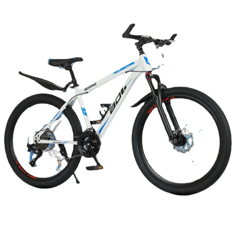 Mountain bike 26 inch variable speed folding shock-absorbing bike bicycle disc brake student mountain bike