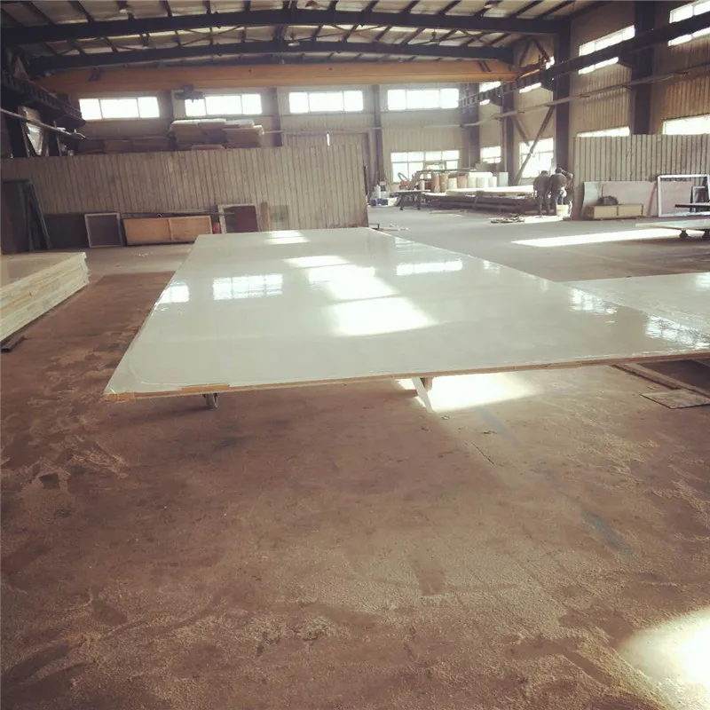 High Glossy Surface frp 1.5mm+core 13mm+frp 1.5 mm  thickness grp frp fiberglass honeycomb  sandwichs panels