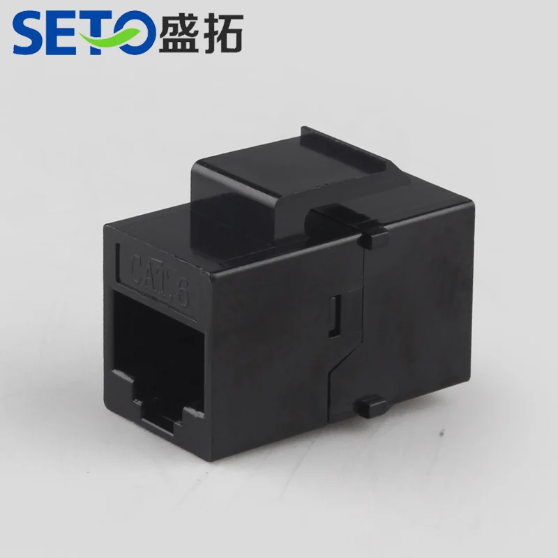 seto UTP Cat 6 keystone Jack RJ45  rj11 Inline keystone coupler
