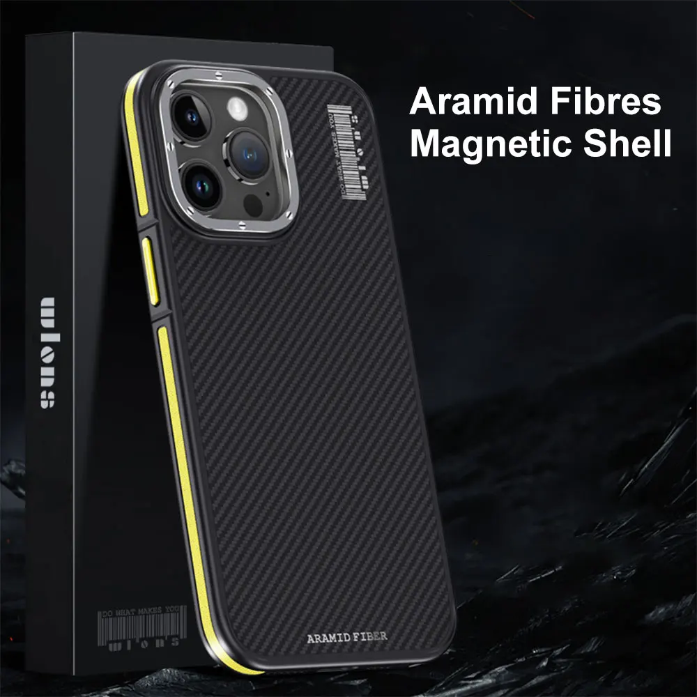 WLONS WLS30 Drop Proof Frosted Suction Mobile Skin Friendly Carbon Fiber Tpu Phone Case For Iphone 15