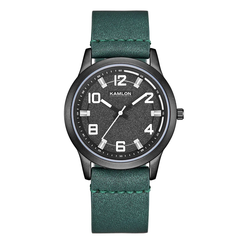 
Luxury KAMLON Brand Men Watch Japan Quartz Miyota 2035 Movt Man Watch Wristwatch Manufacturer 