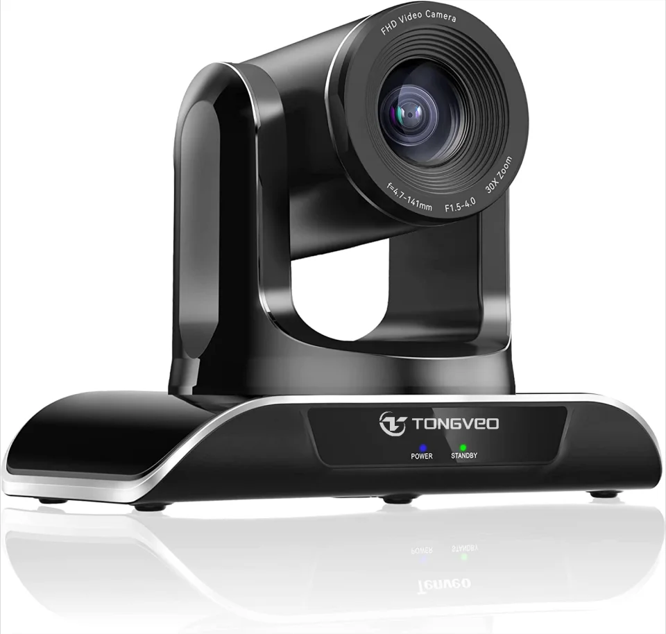 TONGVEO профессиональная Конференц-камера NDI-камера 30x Zoom 1080P60 PTZ видеокамера для прямой трансляции/встречи